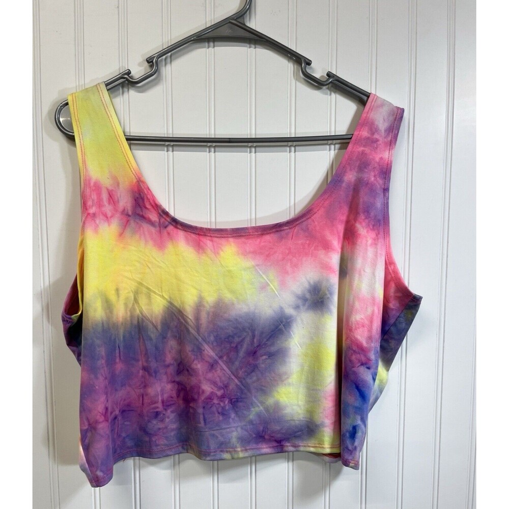 NWT Plus size Tye Dye Workout Top. "Love J" Brand. Super soft fabric.‎ Sz 3X